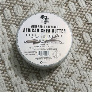 Whipped Unrefined African Shea Butter - Vanilla Blush